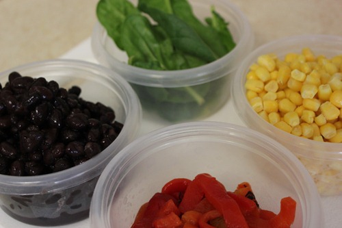 black bean roasted corn tacos