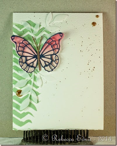 chevron paste butterfly