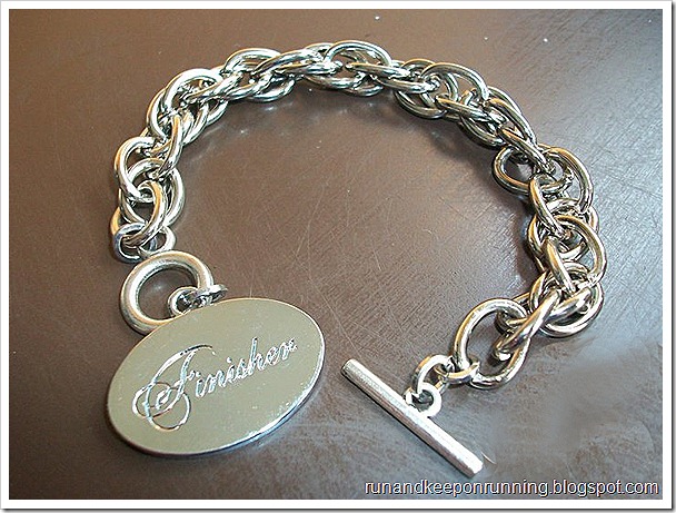 Finisher's Bracelet from Athena Run