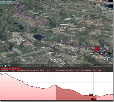 trans gc recorrido 4 tramo