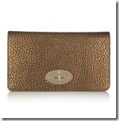 Mulberry Gold Clutch