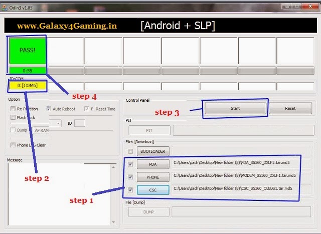 Free Download Odin For Galaxy S Advance