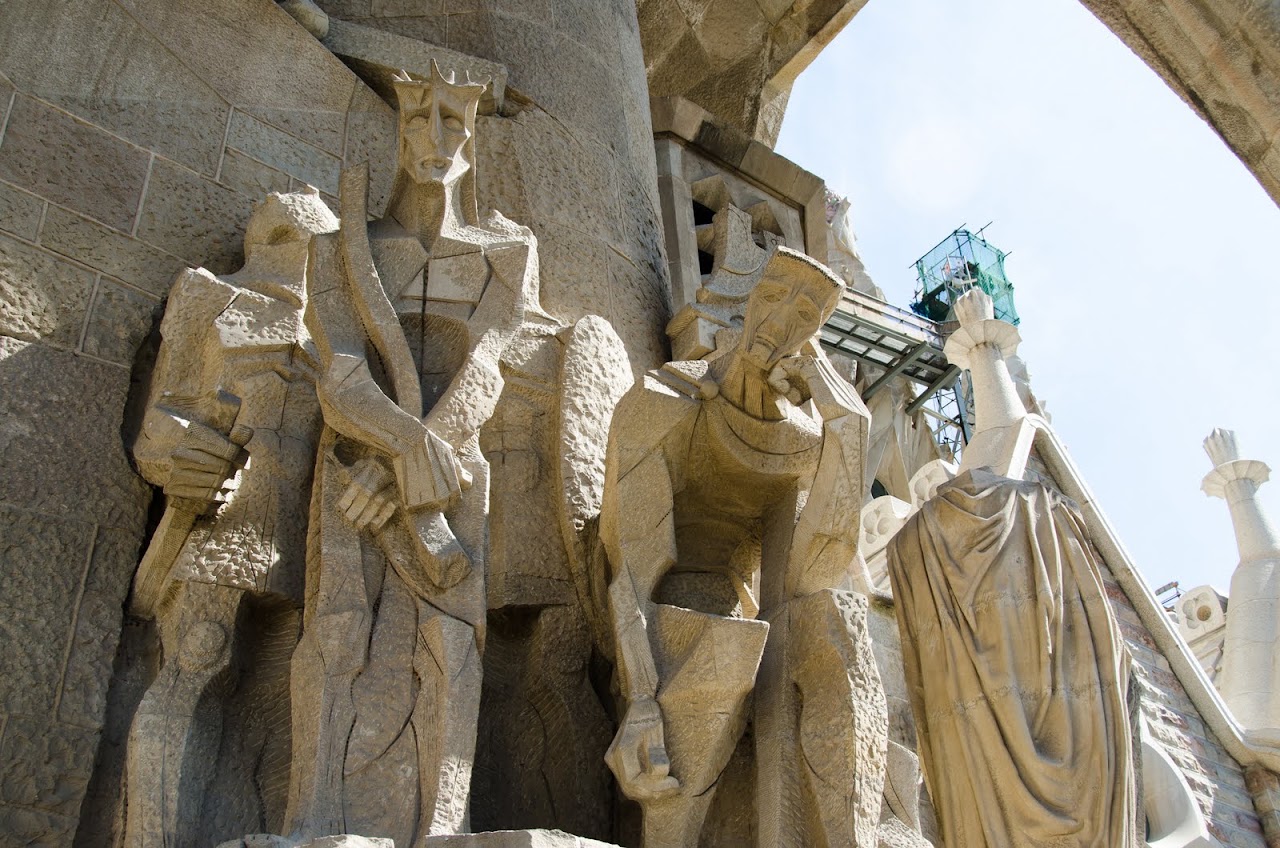Passion facade Sagrada familia