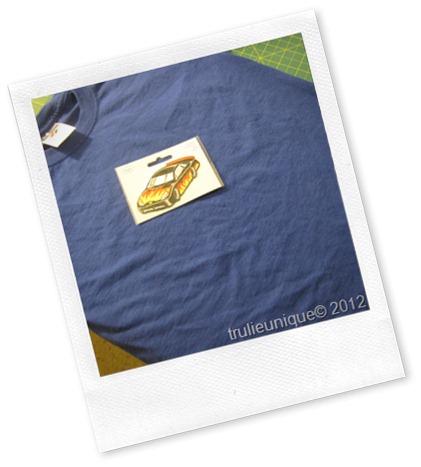Iron on iron on patches, dressing a plain t,