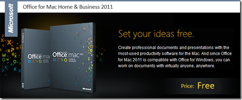 Ms office for mac home and business 2011