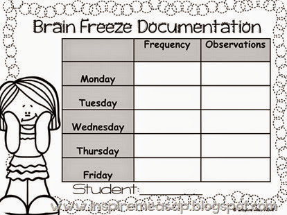 brain freeze passes for students with ADD