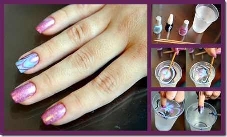 unhas_marmore_unha decoradas na água unhas_marmore_unha decoradas na água