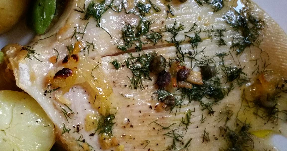 cook on the move Skate wings with caper sauce