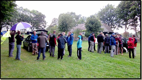 Bloggers and others at Monsal Head