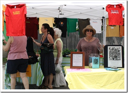 t-shirt sale, rhinebeck farmers market