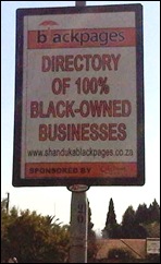 Blacks-only companies advertise the fact that they refuse to hire any Afrikaners quite openly Blacks-only companies advertise the fact that they refuse to hire any Afrikaners quite openly