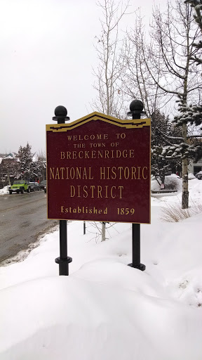 Breckenridge National Historic District Sign