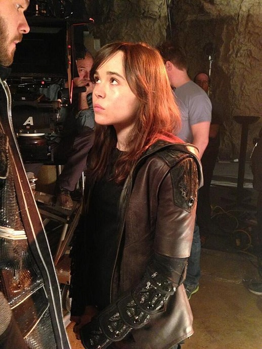 X-Men Days of Future Past Set Photo Reveals Ellen Page as Kitty Pryde