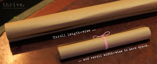 7 Things to do with wrapping paper centers - choosetothrive.blogspot.com