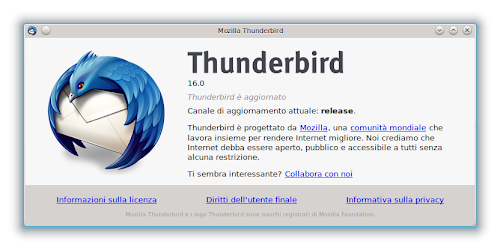 Mozilla Thunderbird 16