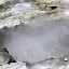 Mud pool bubbling like crazy