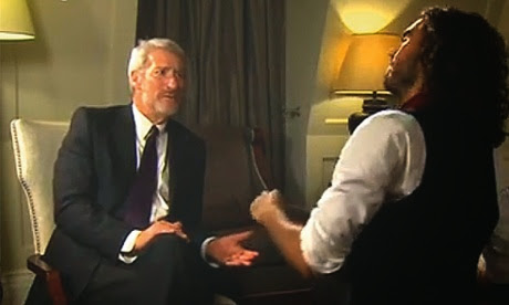 Jeremy Paxman interviewing Russell Brand on Newsnight