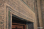 Decorations around a door