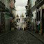 One of the many cobbled streets that are lined with a variety of art and african culture for purchase.