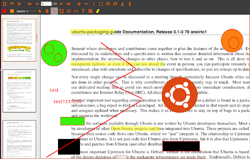 uPdf su Ubuntu 12.04