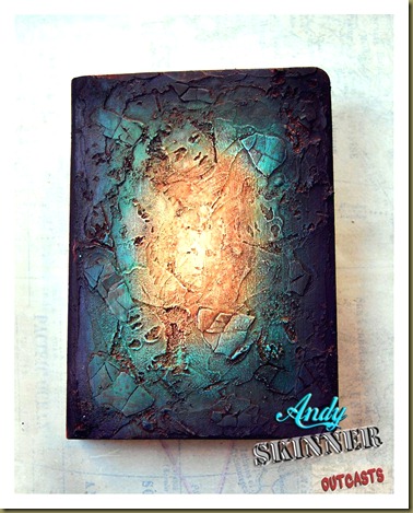 Andy skinner altered art book outcasts