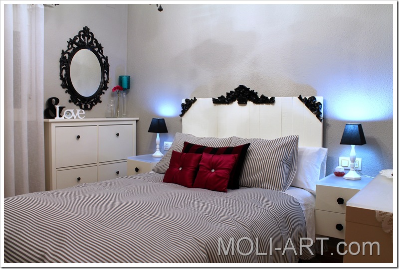 decoración-dormitorio-gris-blanco-negro-magenta-4