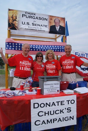 Supporters at a Chuck Purgason event. (Photo used with permission)