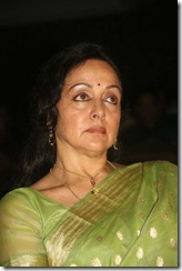 Hema Malini in green saree