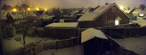 A night-time (Sat 10pm) panorama from my bedroom window.