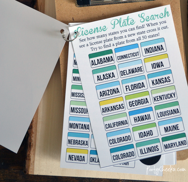 Road Trip Printable - activity sheets and games for kids