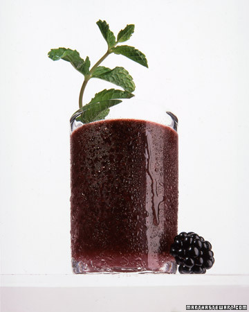 Here's a delicious twist on the classic, a Blackberry-Mint Julep (marthastewart.com)