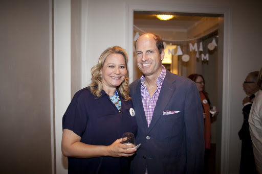 Claudia Hanlin of the Wedding Library and Martha Stewart Weddings contributing editor, and Peter of Peter Callahan Catering who also catered the event.