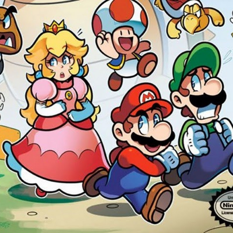 Mario kann vor Comicbüchern nicht so einfach davonlaufen