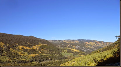 view from Hwy 82 east of Aspen, CO