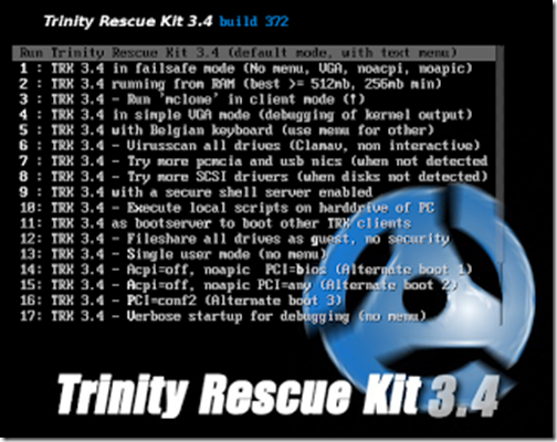 Cara reset password windows 7 menggunakan Trinity Rescue Kit_trinity1