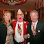 Präsident Stefan Benscheid und S.M. Rainer II., Rainer Halm, Schützenkönig der Stadt Neuss 2011/2012 mit Gattin Petra