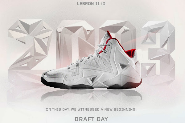 A Decade of Moments  NIKEiD LeBron XI 8220Draft Day8221