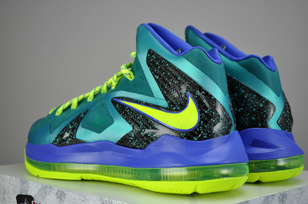 Nike LeBron X PS Elite Sport TurquoiseVoltViolet Force