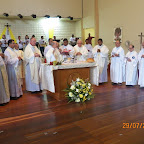 Missa na despedida do padre André Seutin