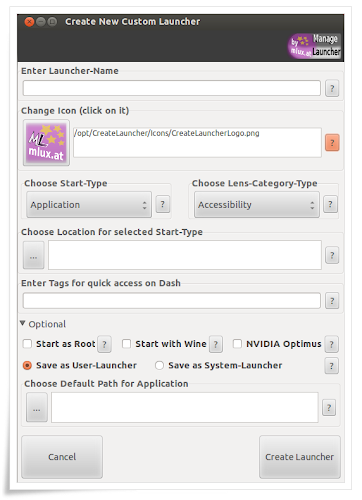Create Launcher su Ubuntu 12.04