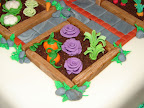 Fondant vegetables, pumpkins, red cabbage & fennel