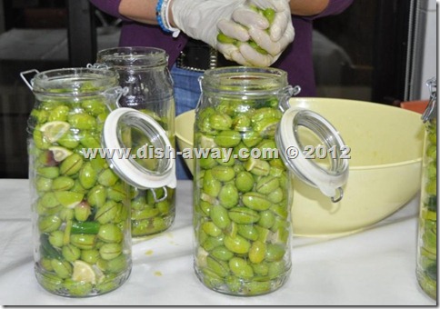 Pickled Green Olives Recipe by www.dish-away.com