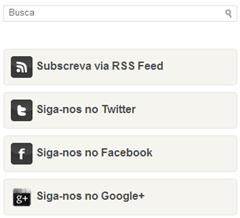 busca redes sociais e feeds