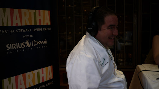 Chef enjoyed talking to callers about his favorite Cajun dishes.