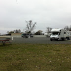 Our spot at the Downtown Riverside RV Park