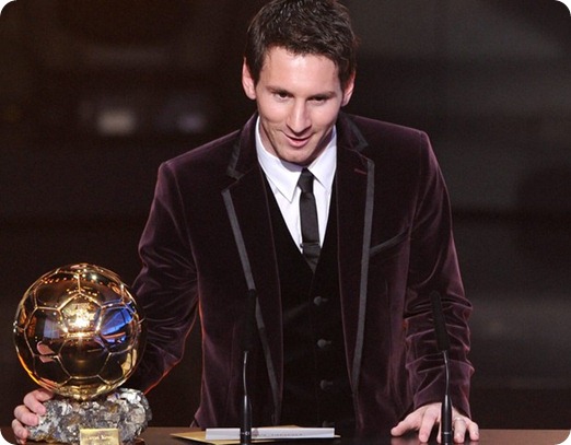 Messi Bola de Ouro 2011