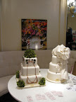 Two beautiful cakes from Sylvia Weinstock.