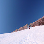 Glacier sup�rieur et entr�e du second couloir