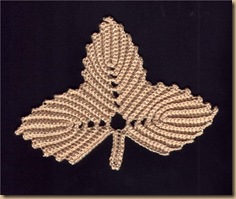 crochet leaf