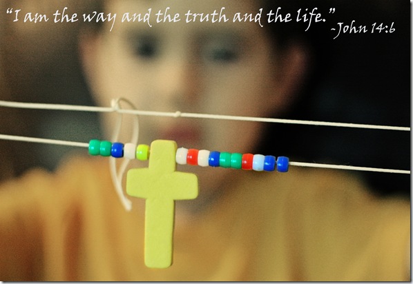 beads and cross